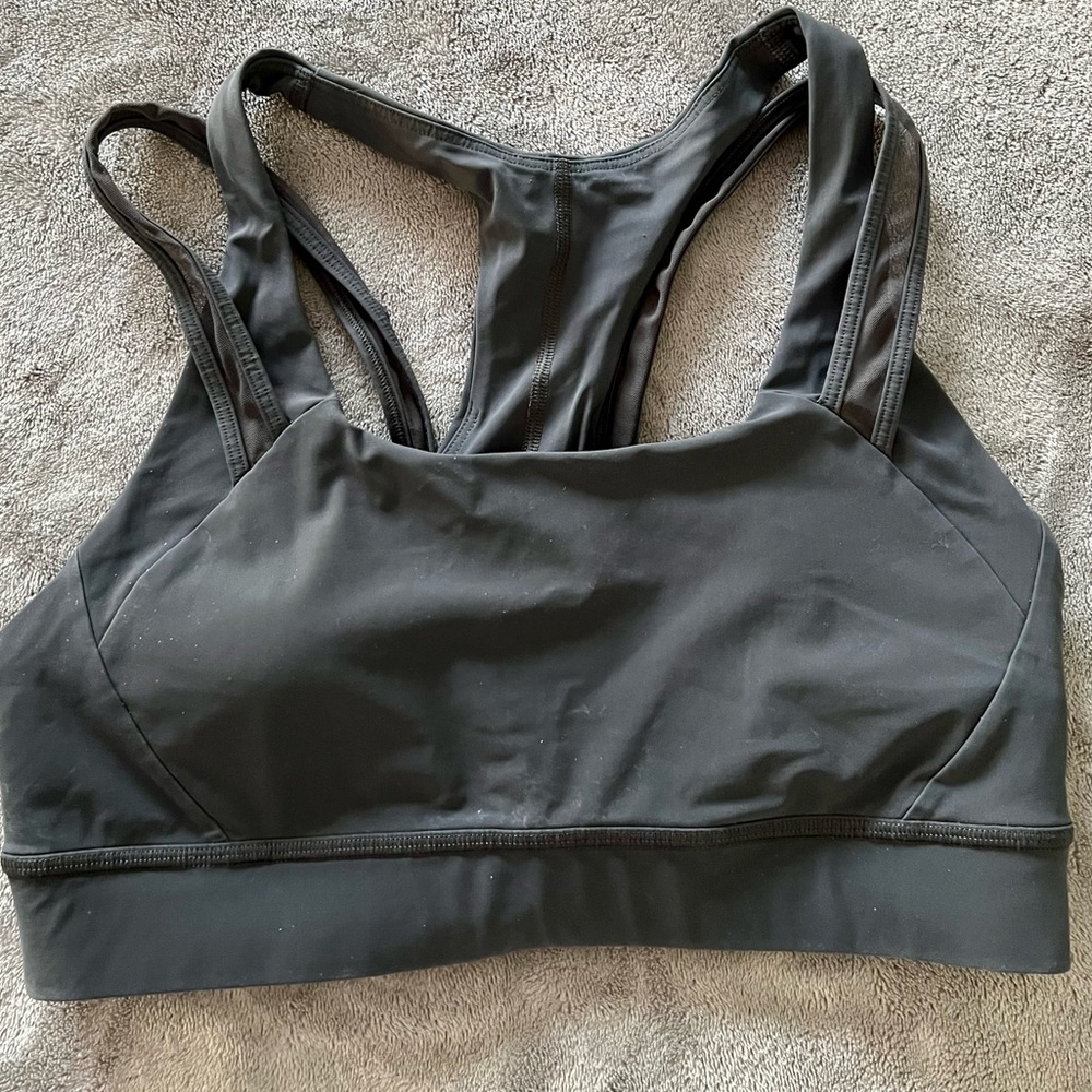 Lululemon 10 sports bra dark grey